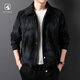 黑鯨 HLA JEANS2025燈芯絨翻領(lǐng)夾克男士春秋季新款百搭寬松休閑外套男