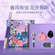 派克（PARKER）【畢業(yè)禮物】鋼筆簽字筆 時(shí)尚溫馨雅致生日禮物伴手禮 威雅XL靈感紫金夾墨水筆+花開有期禮盒
