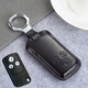 本田老款艾力紳鑰匙包思鉑睿12 13款八代雅閣crv歌詩(shī)圖鎖匙套純皮 B款 黑色純皮(三鍵)