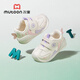 牧童小虎鯨女寶寶鞋春秋款嬰兒關(guān)鍵鞋防滑軟底機能學(xué)步鞋男 珊瑚紫18