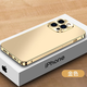 CHOHSS適用iPhone16ProMax超薄保護(hù)殼蘋果16磨砂手機(jī)殼金屬邊框16Pro鏡頭全包防摔保護(hù)高級感男女外殼 香檳金邊框丨金色磨砂背板【精孔鏡頭全包】 iPhone 16 Pro Max