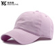撞青春棒球帽子男士春夏季百搭防曬遮陽(yáng)帽女戶(hù)外運動(dòng)休閑男帽軟頂鴨舌帽 淺紫色 均碼 54-60cm