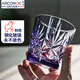 川三甄選高諾耐熱玻璃水杯強(qiáng)化玻璃杯可熱水杯不可微波爐彩色玻璃杯 矮款紫色(散買(mǎi)無(wú)盒) 300ml 1只