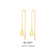 金至尊（3DG Jewellery）葫蘆黃金耳釘999足金耳飾耳鏈送媽媽送女友生日禮物計價(jià) 一對-金重1.51克-（EL17001323