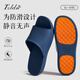利達妮（TZLDN）孕婦防滑拖鞋女夏季老年人室內居家用浴室洗澡家居防摔涼拖男夏天 藏青 42-43 【適合41-42碼】