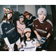 LEMANISM明星同款lemanism夏季美式t恤短袖男hiphop上衣三條杠運動(dòng)體恤衫 黑色 L