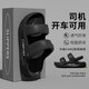 凡小如黑色簡約涼鞋男夏季外穿eva海邊沙灘休閑時(shí)尚潮流沙灘鞋防滑拖鞋 黑色42-43 （偏小2碼）