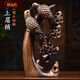 踏品尚 TEPPINGDOWN黑檀木雕喜上眉梢擺件實(shí)木根雕動(dòng)物花鳥(niǎo)喜鵲客廳家居辦公室裝飾品 非洲黑檀木【帶白皮】 精雕喜上眉梢【高40CM】