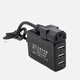 XMSJ電動(dòng)車(chē)手機充電器轉換器快充usb充電接口改裝48v60v72v電瓶車(chē) .48V60V72V 3口USB車(chē)充