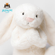 Jellycat害羞乳白色邦尼兔動(dòng)物毛絨玩偶安撫玩偶送禮娃娃生日新婚禮物 乳白色 Medium