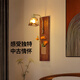 大觀園（DGY）中古臥室床頭燈輕奢新款北歐背景墻燈現(xiàn)代簡約民宿氛圍燈具O535 10cmA款-三色變光-5W-全光譜