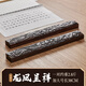 玉水湖黑檀木鎮紙鎮尺書(shū)法專(zhuān)用紙鎮壓紙實(shí)木毛筆鎮紙石紫檀金絲楠木仿古壓毛筆字文房四寶壓條原木壓書(shū)石 黑檀龍鳳呈祥一對【長(cháng)38cm】 無(wú)規格
