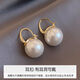 夢(mèng)可飾復古感仿珍珠耳環(huán)2025年新款潮韓國氣質(zhì)輕奢耳扣設計感小眾耳飾 珍珠白
