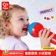 Hape兒童音樂玩具 木質(zhì)麥克風(fēng)擴(kuò)音話筒音樂鼓豎笛  男女孩兒童禮物 回聲鳴音麥克風(fēng) 1-6Y