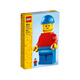 樂(lè )高（LEGO）大人仔40649方頭仔積木拼搭玩具男孩女孩家居飾品生日禮物 40649 放大版樂(lè )高小人仔