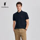 POLOWALK短袖POLO衫男式2025夏季新品翻領(lǐng)潮流百搭通勤時尚 藏青 M /170