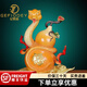 紀梵蒂 GEFIODEY彩銅蛇擺件吉祥物福祿靈蛇十二生肖福蛇葫蘆客廳裝飾禮品 《福祿靈蛇》凈重約1.6KG