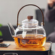 憶壺茶（YIHUTEA）煮茶壺電陶爐煮茶器燒水壺泡茶爐養(yǎng)生壺套裝泡茶壺加厚提梁壺 【容量升級】茗元壺1300ml