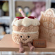 JELLYCAT正品jellycat生日蛋糕玩偶趣味彩虹蛋糕草莓櫻桃蛋糕毛絨公仔禮物 草莓生日蛋糕-16cm 贈(zèng)送防塵袋