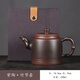 全手工云南建水紫陶茶壺家用單壺紫泥手工紫砂壺茶具壺竹節(jié)壺大號 紫陶竹節(jié)單壺 220
