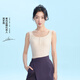 蕉內(nèi)【周冬雨同款】涼皮501CoolPro女士亨利領(lǐng)背心吊帶運動透氣帶胸墊 【周冬雨同款】奶油白 M