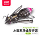 國王路亞馬蜂爬行餌黑坑鱸魚(yú)昆蟲(chóng)路亞假餌搖擺式游動(dòng)餌水面系魚(yú)餌 4.2g-02