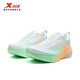 特步跑鞋360X2.0 LITE男鞋2025夏季新款減震回彈運動鞋子975219110003 經(jīng)典白/熒光淺青綠/熒光嫩桔 單網(wǎng) 42