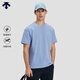 DESCENTE 迪桑特ESSENTIAL系列男士短袖針織衫夏季新品 BU-Blue Bonnet XL (180/100A)