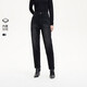 VEROMODA 牛仔褲2024冬季新款加絨加厚高腰復古九分牛仔褲舒適325149011