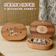 WOOD PAPA寶寶胎毛臍帶收藏盒胎發(fā)紀(jì)念品肚臍帶保存瓶新生嬰兒百天滿月禮 小蛇臍帶胎發(fā)乳牙盒- 刻字
