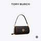 Tory Burch 湯麗柏琦【線上專享】KIRA 小號(hào)絎縫翻蓋肩背包女包TB 90456 黑色 001 OS