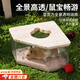 曇蓓漫倉(cāng)鼠浴室實(shí)木躲避屋倉(cāng)鼠廁所倉(cāng)鼠籠倉(cāng)鼠造景用品金絲熊用品亞克力 【倉(cāng)鼠浴房】適用于金絲熊/倉(cāng)鼠 自然木質(zhì)材料丨高透亞克力 大號(hào)/鼠鼠再胖也不怕 防打翻/防割傷設(shè)計(jì)/保護(hù)鼠寶