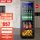 先科（SAST）冰吧恒溫歐式紅酒柜 電冰箱賓館商用冰柜家用單門(mén) 迷你小型電競(jìng)酒店冷藏留樣柜茶葉飲料展示辦公室 205升（全冷藏+藍(lán)光燈+帶鎖）