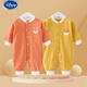 迪士尼（Disney）嬰兒連體衣秋季嬰幼兒衣服四季純棉初秋家居服新生 【狐貍+老虎】純棉四季款 73cm 73 建議14-17斤的寶寶