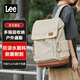Lee戶(hù)外雙肩包男登山旅行包大容量背包女學(xué)生書(shū)包16寸電腦包 卡其色