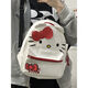 翰鷗斐hello kitty聯(lián)名書包超可愛日系學(xué)院風(fēng)二次元皮質(zhì)卡通貓校園感 KT貓雙肩包 【高品質(zhì)包包】