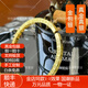 佩瑄古法手工黃金吉言金手鐲999足金鏨刻實心四方筷子金包銀鐲子禮物 四方吉言手鐲平面約33克