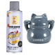 保賜利中灰色自噴漆 金屬防銹漆自動(dòng)手噴漆汽車補(bǔ)漆手搖油漆噴漆罐230g