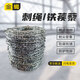 金蝎鍍鋅鋼絲刺繩防護網(wǎng)刺籠帶刺鐵絲鐵蒺藜防盜網(wǎng)熱鍍鋅2.1mm雙*100m
