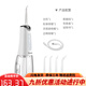 松下（Panasonic）電動(dòng)沖牙器便攜式洗牙器家用牙結(jié)石牙齒清潔水牙線牙科正畸 皓月白[進(jìn)口電機(jī)]標(biāo)配