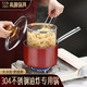 閃閃優(yōu)品油炸鍋家用304不銹鋼油炸專用鍋廚房小炸鍋燃?xì)庹ǖ吧衿髡ù?【配炸籃】小號油炸鍋 16cm