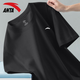 安踏冰絲速干短袖t恤男2026春夏季薄款圓領(lǐng)透氣寬松跑步健身上衣運動(dòng) 【冰絲速干-涼爽透氣】A款基礎黑 L /175