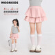moonkids兒童蛋糕裙2025夏季新款裙子女童半身裙褲夏裝短裙百褶裙女中大童 4342粉色蛋糕裙 110 cm