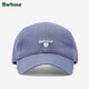 Barbour Cascade男女同款可調節鴨舌帽Logo帽子 淺藍色 均碼 （54-60cm）