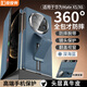 皮皮殼【360霸榜爆款】適用于華為MateX5/X6折疊屏360°全包防摔腕帶手機殼X3真皮智能翻蓋新升級保護套 【深?！可?60°全包丨腕帶支架 華為MateX6/X6典藏版