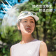 QINKUNG輕功空頂帽3.0夏季跑步男女速干透氣UPF50防曬遮陽運動太陽帽子 白色 均碼(52-64cm)
