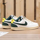 耐克（NIKE）新款男鞋秋季AF1空軍一號休閑鞋舒適透氣防滑板鞋運動(dòng)鞋315123 FD0320-133白色綠勾 42