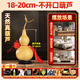 和堂悅舍天然葫蘆擺件鎮(zhèn)宅風(fēng)水掛件大號帶龍頭文玩小葫蘆家居客廳辦公室 【買1送10】18-20cm不開口