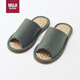 無(wú)印良品（MUJI）馬來(lái)草拖鞋 前開 男式女式 無(wú)性別