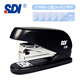 SDI手牌省力型訂書(shū)機 中號訂書(shū)器1176M可訂25頁(yè)12號大裝訂器用3號統一訂書(shū)針辦公文具 黑色訂書(shū)機+5盒配套訂書(shū)針